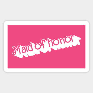 Maid of Honor Sticker